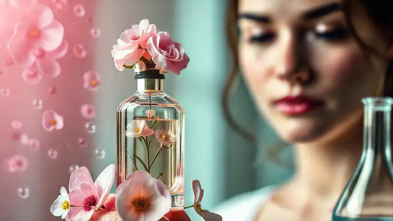 Fragancia floral, ciencia y belleza juntas