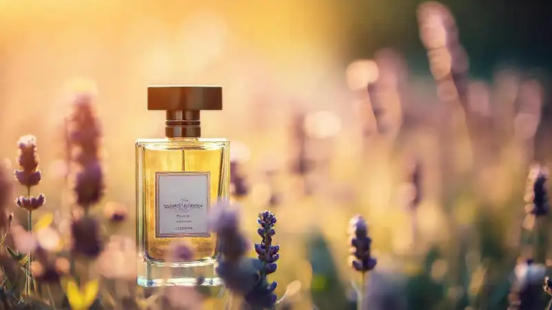 Un perfume elegante crea atmósfera soñadora